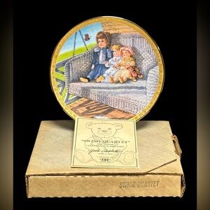 Swing Quartet Collector Plate Jack Appleton Yesterday’s Dreams Limited Edition